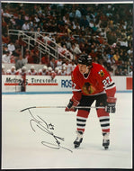 Jeremy Roenick Autographed NHL Hockey Photo Chicago Blackhawks Signed 8x10.25