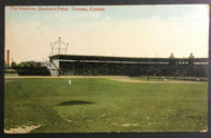 1910 Hanlon's Point Baseball Stadium Postcard Toronto Canada Vintage Babe Ruth