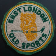 Vintage 1960's East London Old-Sports Team Hockey Patch Crest
