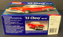 Load image into Gallery viewer, Monogram 1953 Chevy Bel Air Scale 1:25 Model Car Kit Vintage
