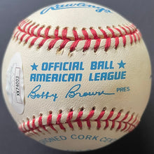Load image into Gallery viewer, Mickey Mantle + Reggie Jackson Dual Signed Autographed Baseball Yankees JSA LOA
