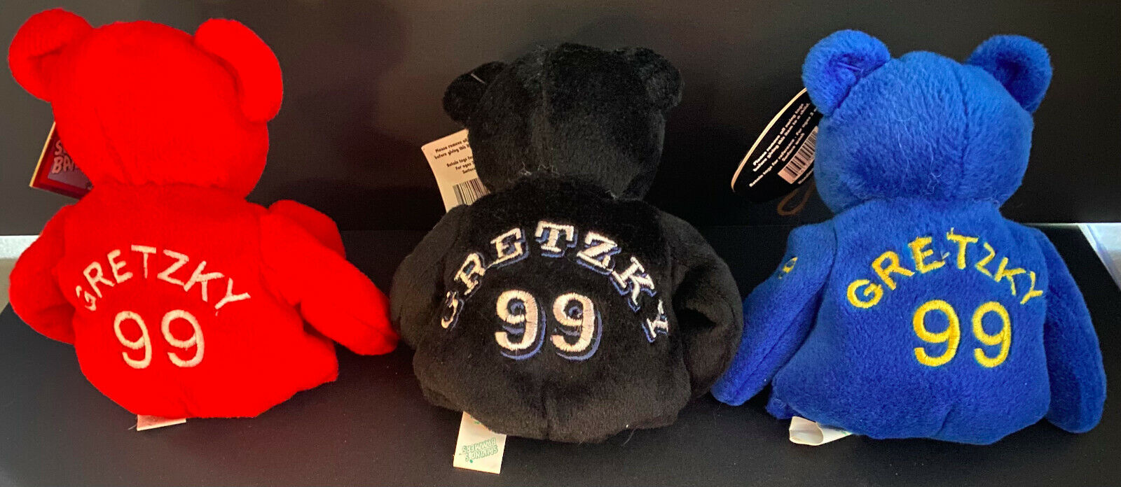 3 Vintage Salvino's Bammers Wayne Gretzky Bears #99 Issued 1999 LA