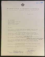 Load image into Gallery viewer, 1971 NHL Hockey Letters Brian Conacher Trade Signed Harkness Gregory Autographed
