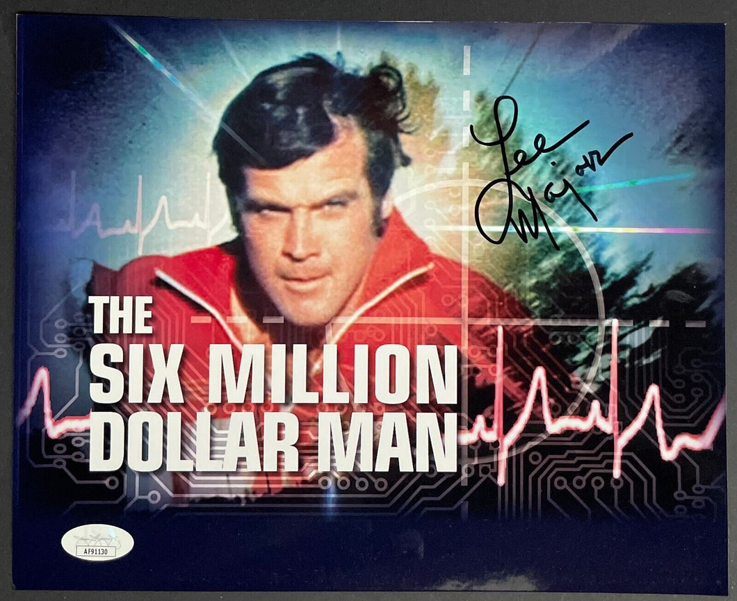 Lee Majors Six Million Dollar Man Autographed Signed Color Photo JSA COA TV