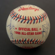1996 MLB All-Star Autographed x19 Team Signed Official Baseball PSA LOA A-Rod