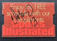 2001 NFL Football Schedule Sports Illustrated Dan Marino Autographed Signed