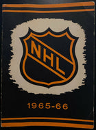 1965-66 Vintage NHL Hockey Original Six Media Guide Montreal Canadiens Retro