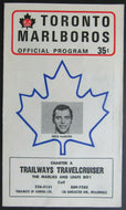 1971 Maple Leaf Gardens OHA Hockey Playoffs Program Marlboros vs Peterboro Petes