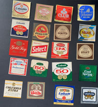 Load image into Gallery viewer, Circa 1980&#39;s Vintage Set of 30 Labatt Beer Bottle Labels in Original Envelope
