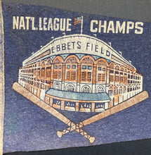 Load image into Gallery viewer, Circa Late 1940s Brooklyn Dodgers National League Champions Pennant MLB Baseball
