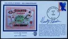 Load image into Gallery viewer, Dusty Rhodes Autographed First Day Cover Signed 1946 World Series Baseball COA

