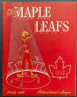 Toronto Maple Leafs Philadelphia Phillies Program International League VTG MLB