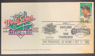 1989 World Series Cachet 1st day Cover Oakland vs San Francisco Earthquake Game