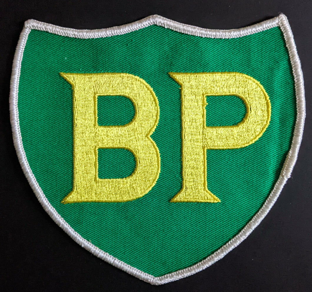 Vintage BP British Petroleum Staff Patch Oil Gasoline Advertising Crest