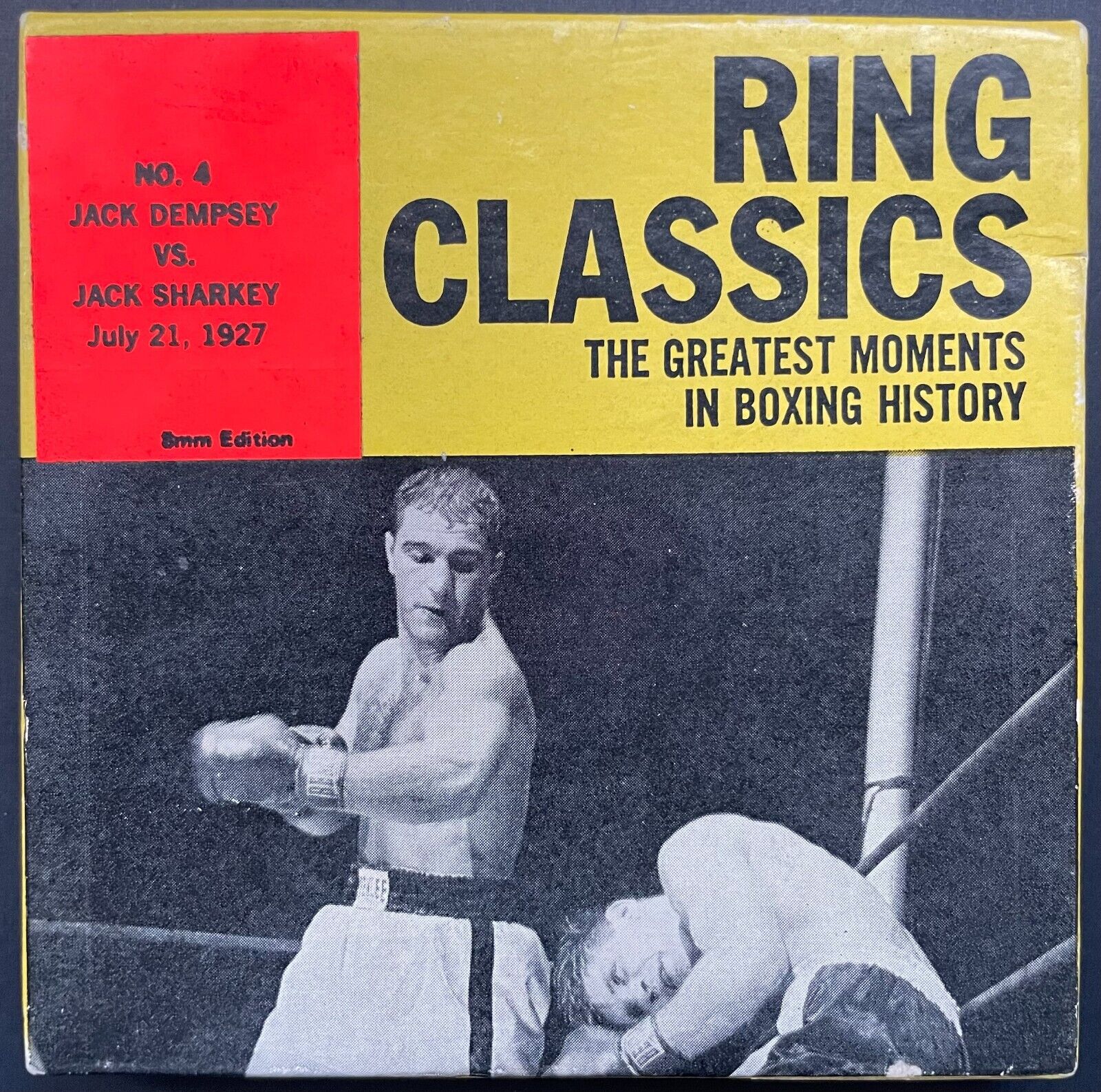 1927 Ring Classic Boxing Fight Films Jack Dempsey v Jack Sharkey
