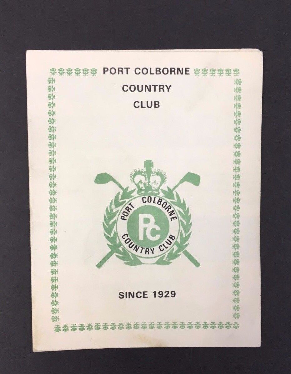 Port Colborne Golf Country Club Ontario Canada Since 1929 Scorecard Unused