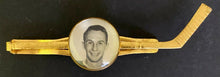 Load image into Gallery viewer, 1949-50 NHL Hockey Gus Mortson Bee Hive Premium Tie Clip Toronto Maple Leafs
