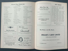 Load image into Gallery viewer, 1954 CFL Football Program Winnipeg Blue Bombers vs Saskatchewan Roughriders
