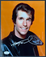Henry Winkler The Fonz Autographed Signed Color Photo JSA COA TV Happy Days VTG