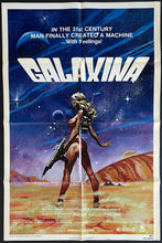 Load image into Gallery viewer, 1980 Vintage Galaxina Movie Poster Dorothy Stratten Stephen Macht Sci-Fi
