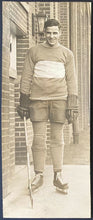 Load image into Gallery viewer, 1920s Vintage Type 1 Hockey Player Photo Stamped Toronto Photographer HH Menzie

