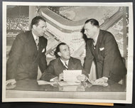 1945 All American Football Conference Type 1 Photo Dan Topping Pro Football LOA