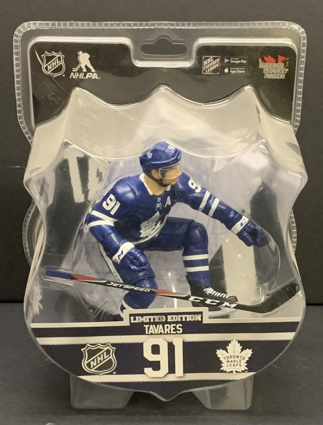 John Tavares Toronto Maple Leafs NHL Figurine Imports Dragon Figures LTD New