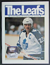 Load image into Gallery viewer, 1982 Maple Leaf Gardens NHL Program Toronto Leafs v New Jersey Devils Rick Vaive
