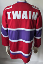 Load image into Gallery viewer, Shania Twain UP! Tour Hockey Jersey 06 + 07 Shoulder Patches Medium Pop Country
