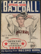 1947+1948 Sporting News Baseball Official Guide Book MLB Vintage JG Taylor Spink