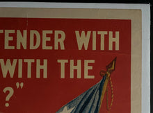 Load image into Gallery viewer, 1917 Original Vintage WWI US 2nd Liberty Loans War Propaganda Poster McAdoo
