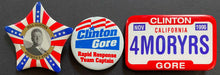 Load image into Gallery viewer, 27 Different Bill Clinton + Al Gore Presidential Campaign Button / Pinback Lot
