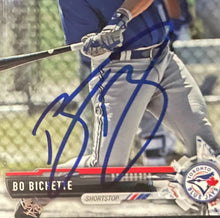 Load image into Gallery viewer, 2017 Bo Bichette Autographed Rookie Card Bowman #BD-38 Signed Slabbed KSA
