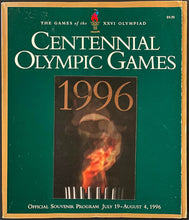 Load image into Gallery viewer, Original 1996 Atlanta Olympics Program 100th Anniversary Olympic Flame Cover
