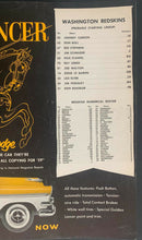 Load image into Gallery viewer, 1958 NFL Program LA Times 14th Annual Charity Football Game Rams vs Redskins
