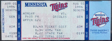 Load image into Gallery viewer, Cal Ripken Jr. 2000th Consecutive Game 1994 Full Unused MLB Ticket Twins Orioles
