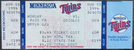 Cal Ripken Jr. 2000th Consecutive Game 1994 Full Unused MLB Ticket Twins Orioles