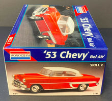 Load image into Gallery viewer, Monogram 1953 Chevy Bel Air Scale 1:25 Model Car Kit Vintage
