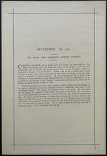 Load image into Gallery viewer, 1879 Vintage Vanity Fair Canada Governor General Lord Stanley Cup Preston Print
