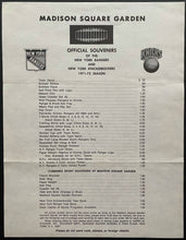 Load image into Gallery viewer, 1971-72 New York Rangers NHL Hockey Newsletter Official Mailer Vintage MSG
