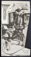 1915 Jack London Type 1 Vintage Photo Famed American Writer Sled Dogs Author