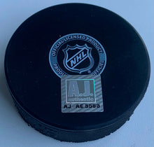 Load image into Gallery viewer, Sergei Gonchar Signed Pittsburgh Penguins NHL Hockey Puck Autographed COA
