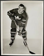 Load image into Gallery viewer, 1940s NHL Hockey Toronto Maple Leafs Harry Watson Original Turofsky Photograph
