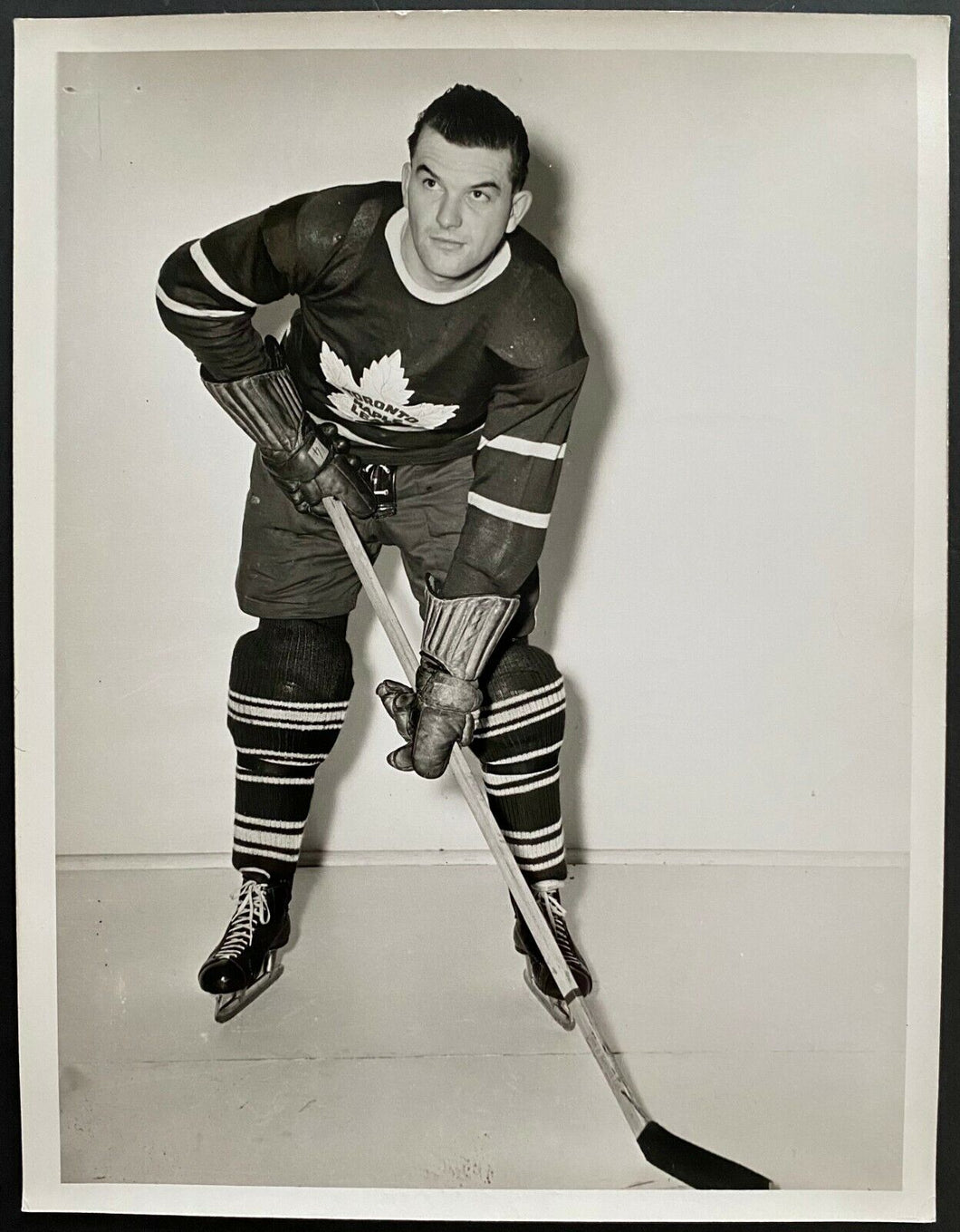 1940s NHL Hockey Toronto Maple Leafs Harry Watson Original Turofsky Photograph