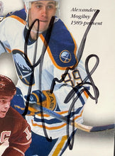 Load image into Gallery viewer, Autographed Signed Buffalo Sabres Program Cover Hasek Perreault Mogilny NHL JSA
