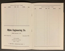 Load image into Gallery viewer, 1962 Vintage Lorain County Speedway Modified Hard Top Stock Car Racing Program

