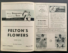 Load image into Gallery viewer, 1958 International League Program Miami Marlins vs Buffalo Bisons Satchel Paige
