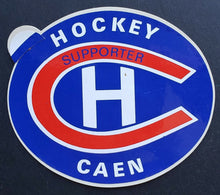 Load image into Gallery viewer, Vintage Hockey Club De Caen Supporters Decal Rare French Sticker France
