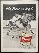 Load image into Gallery viewer, 1957 Hockey Blueline Magazine Boom Boom Geoffrion Front Cover Canadiens NHL
