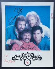 Load image into Gallery viewer, 1988 Oakridge Boys Band Signed Autographed Photo Country Gospel Vocal Quartet
